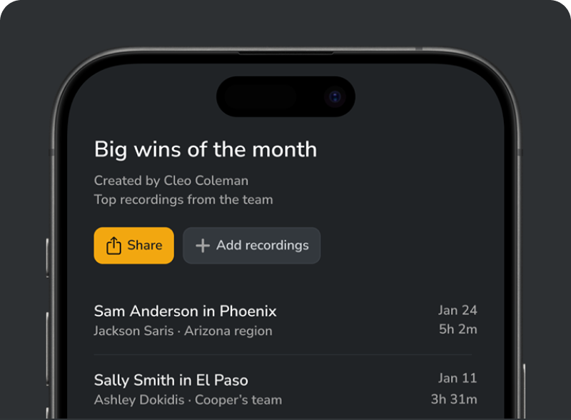 Siro Record In Person Sales Ai Powered Coaching